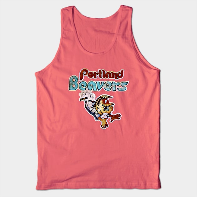 Portland Beavers Baseball Tank Top by Kitta’s Shop